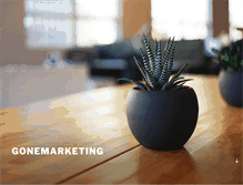 Tablet Screenshot of gonemarketing.com